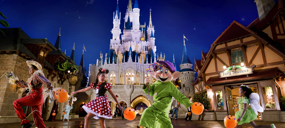 Little Trick-or-Treaters at Mickey's Not-So-Scary Halloween Party