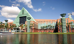 Complimentary transportation at Walt Disney World Resort.