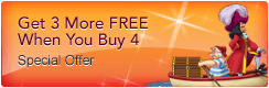 Get 3 more FREE when you buy 4