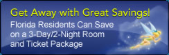 Florida Residents Can Save on a 3-Day/2-Night Room and Ticket Package